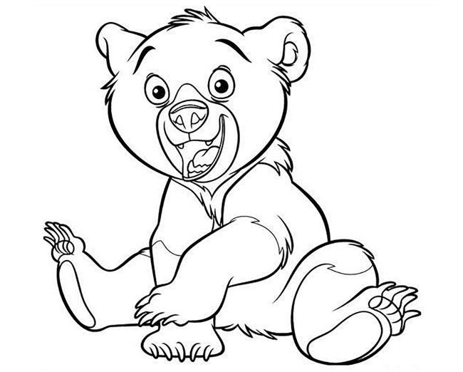 Tong hop cac buc tranh to mau con gau cho be 26