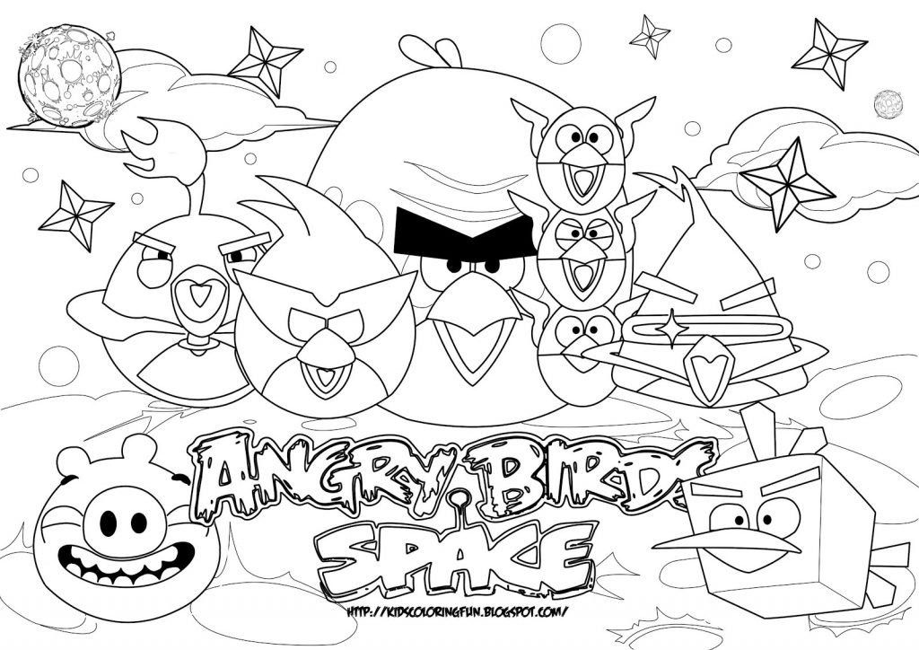 angry birds para colorir