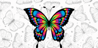 Borboleta para Colorir e Imprimir – Muito Fácil borboletas para colorir