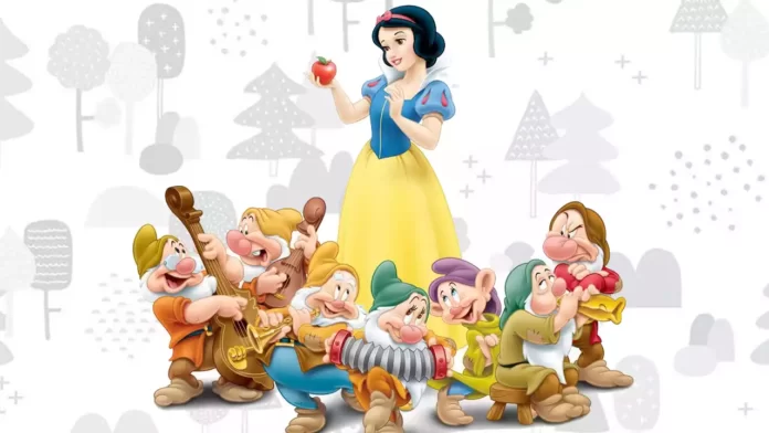 branca de neve para colorir