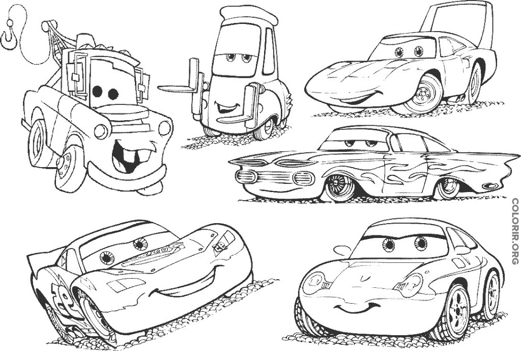 carros para colorir e pintar