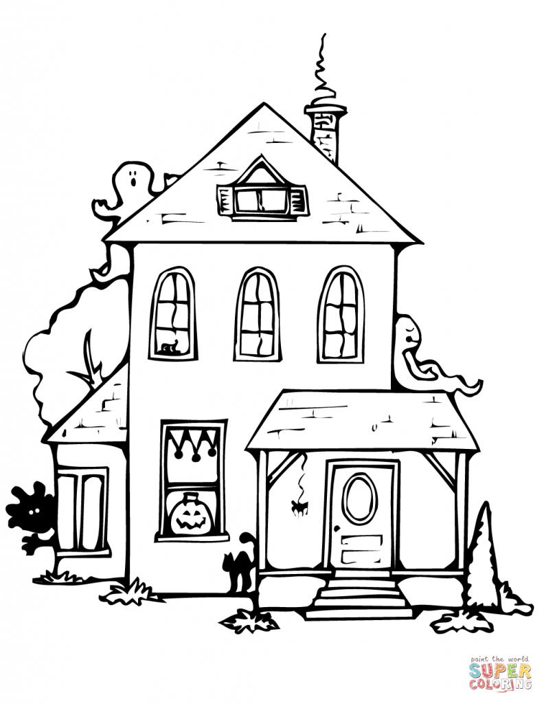 casas para colorir e pintar