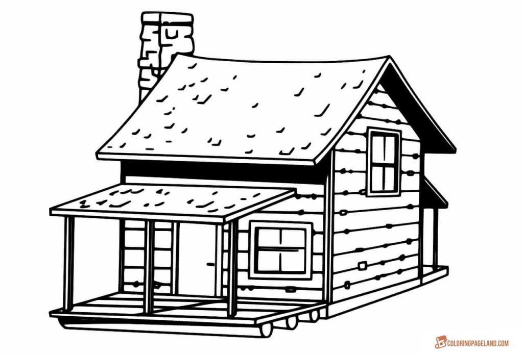 casas para colorir e pintar
