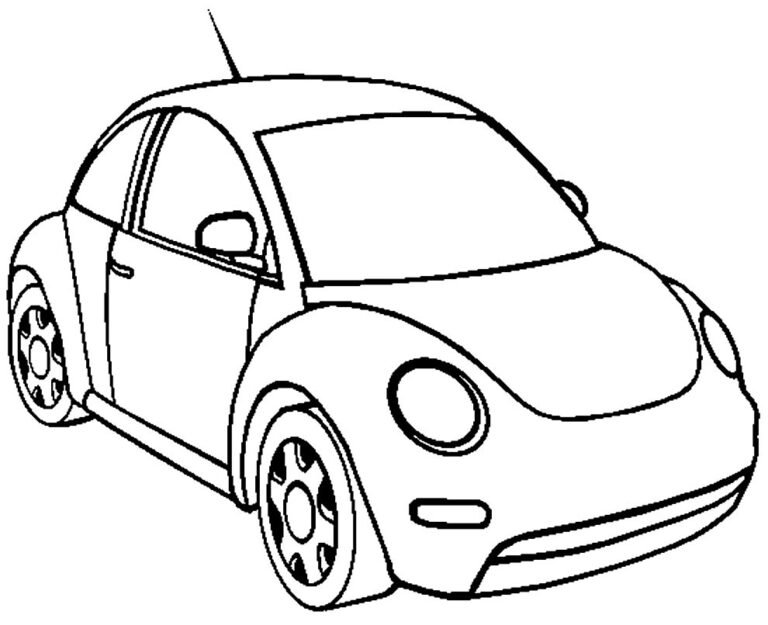 +100 Desenhos de Carros para Colorir e Imprimir