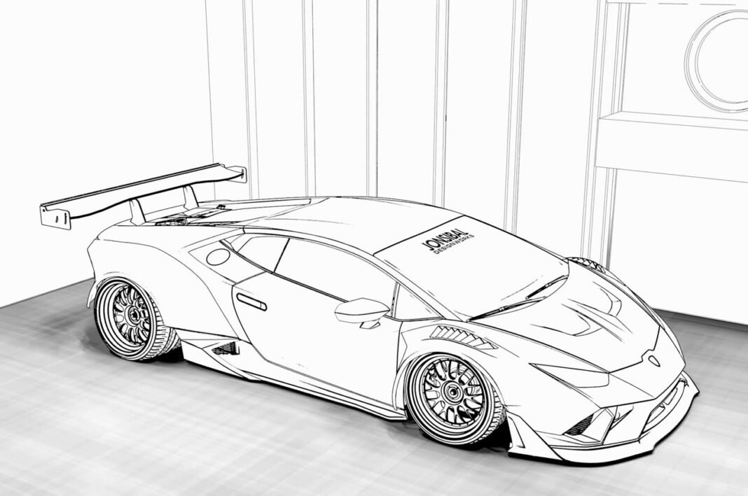 +100 Desenhos de Carros para Colorir e Imprimir