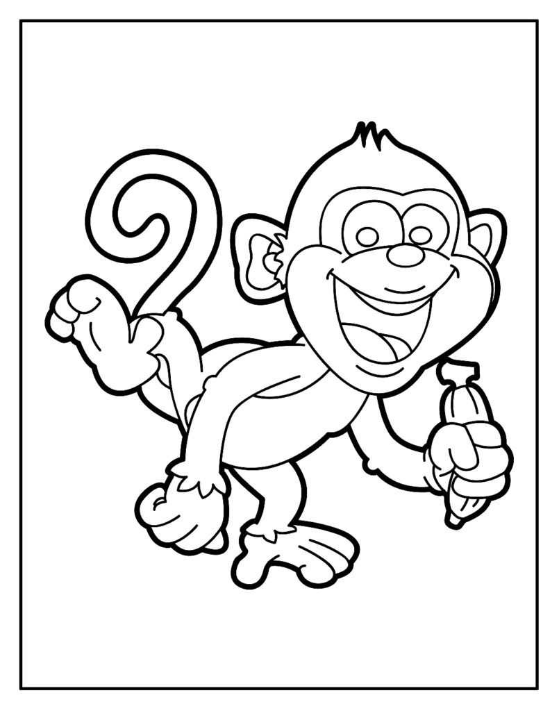 desenho de macaco 10