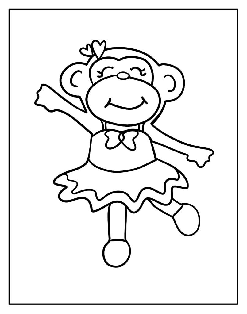 desenho de macaco 2