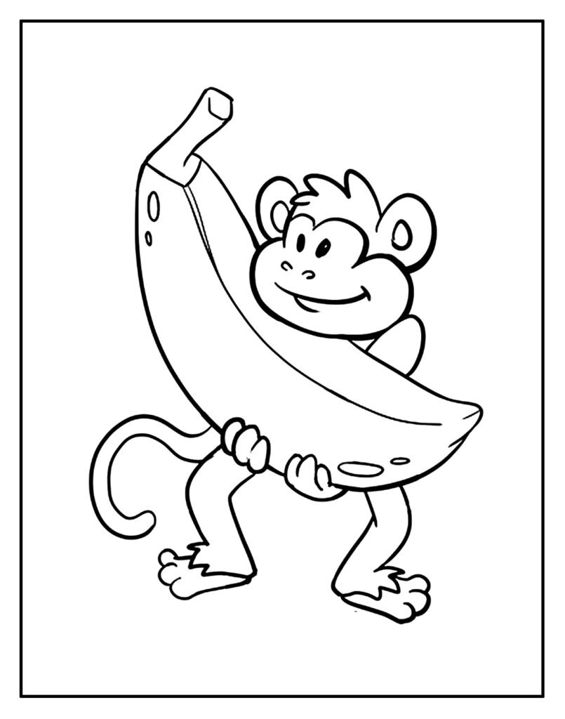 desenho de macaco 3