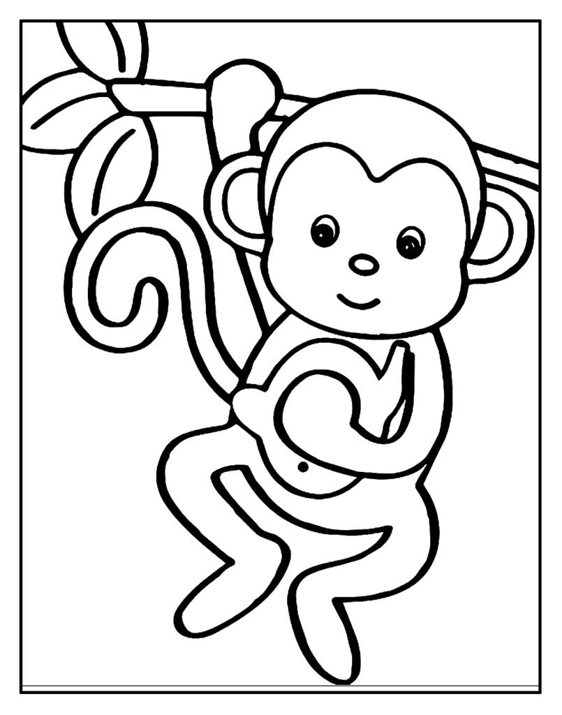 desenho de macaco 5