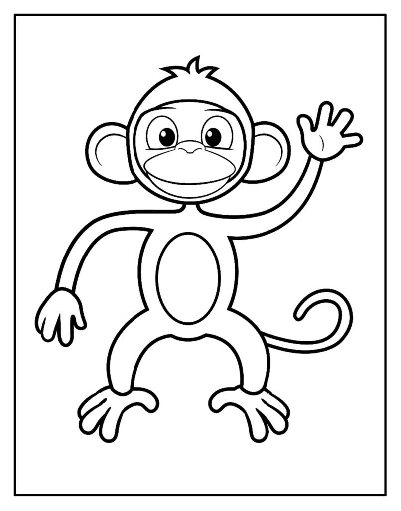 desenho de macaco 9