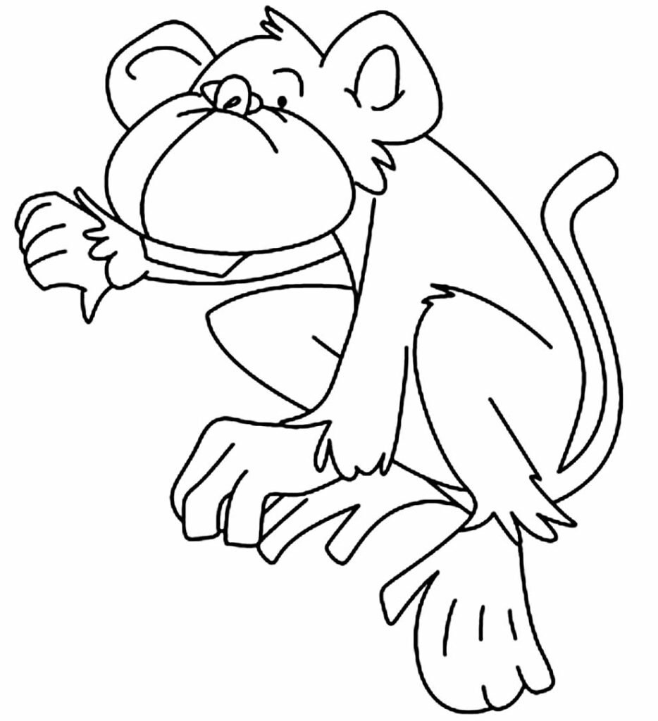 desenho de macaquinho 6
