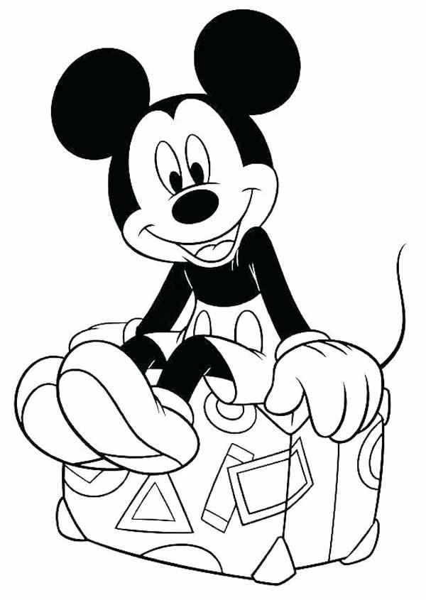 desenho de mickey mouse para colorir 5