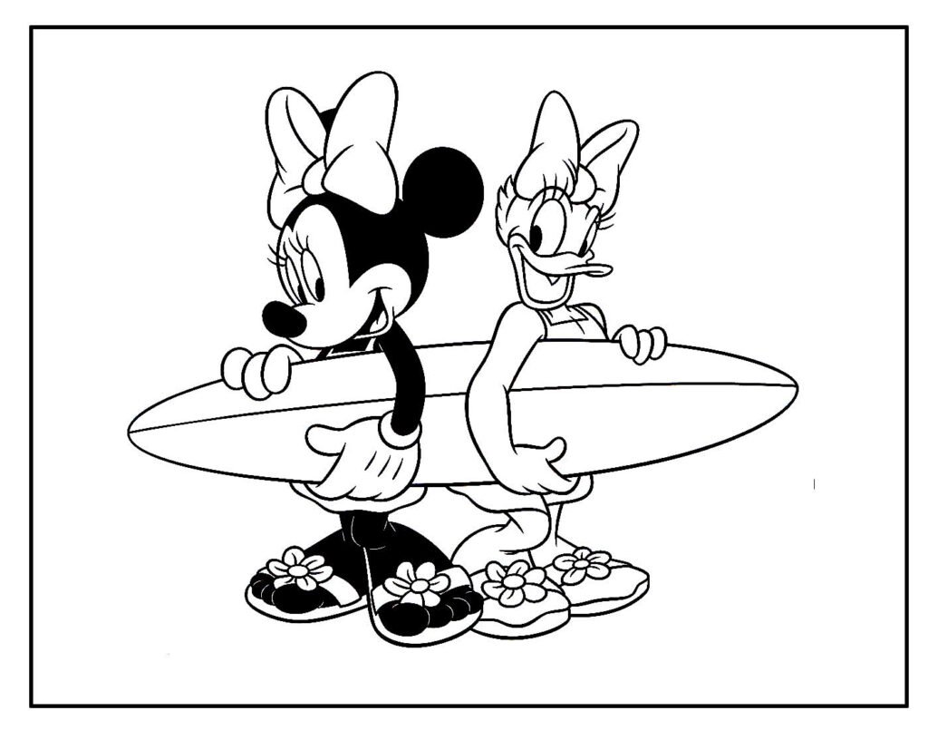 desenho de minnie para pintar 1