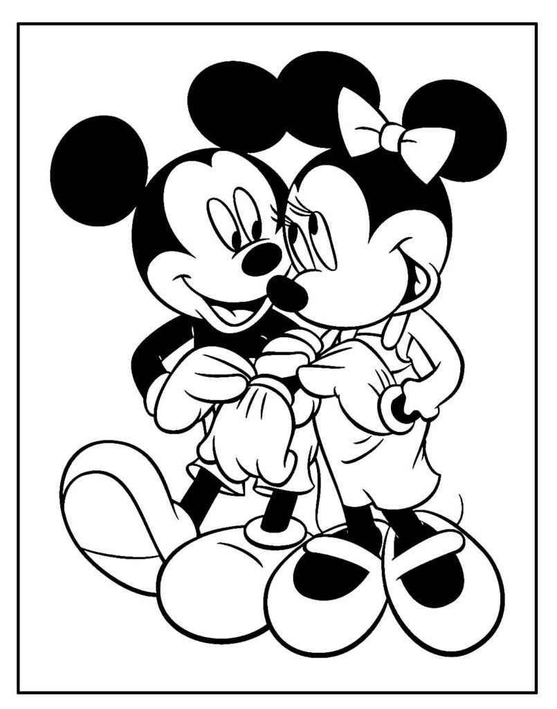 desenho de minnie para pintar 10