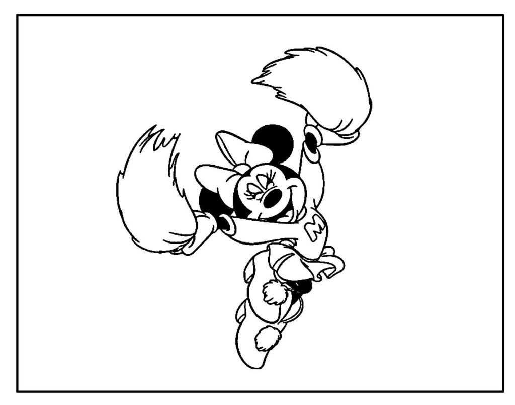 desenho de minnie para pintar 2