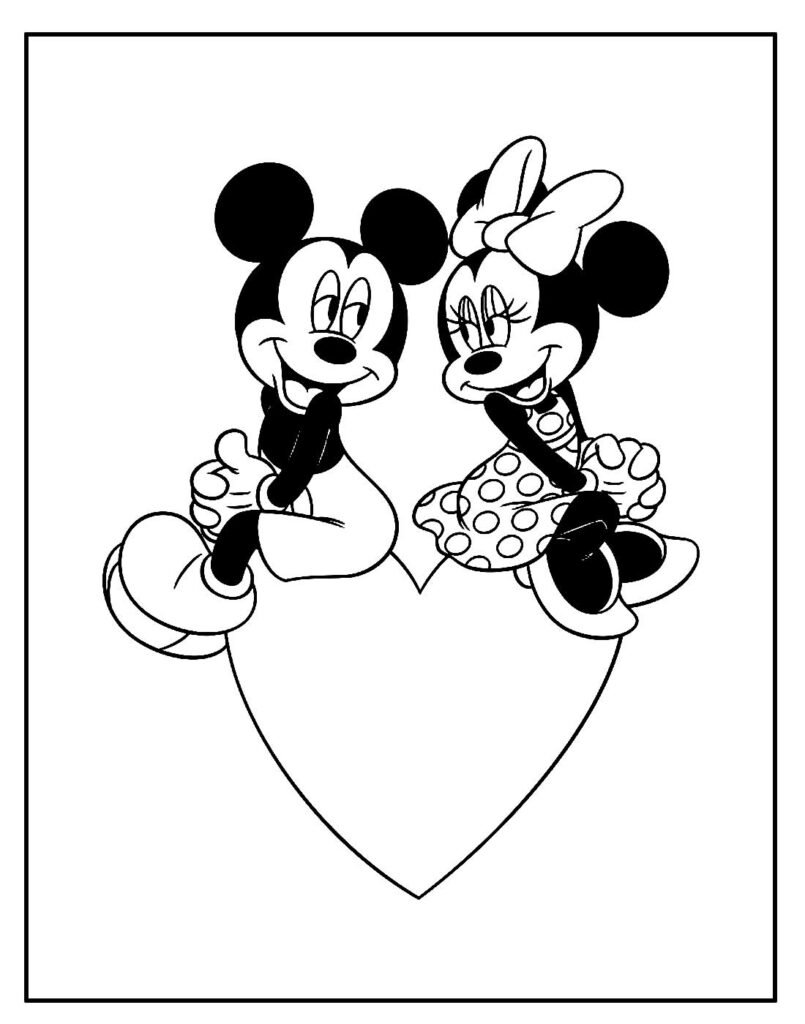 desenho de minnie para pintar 8