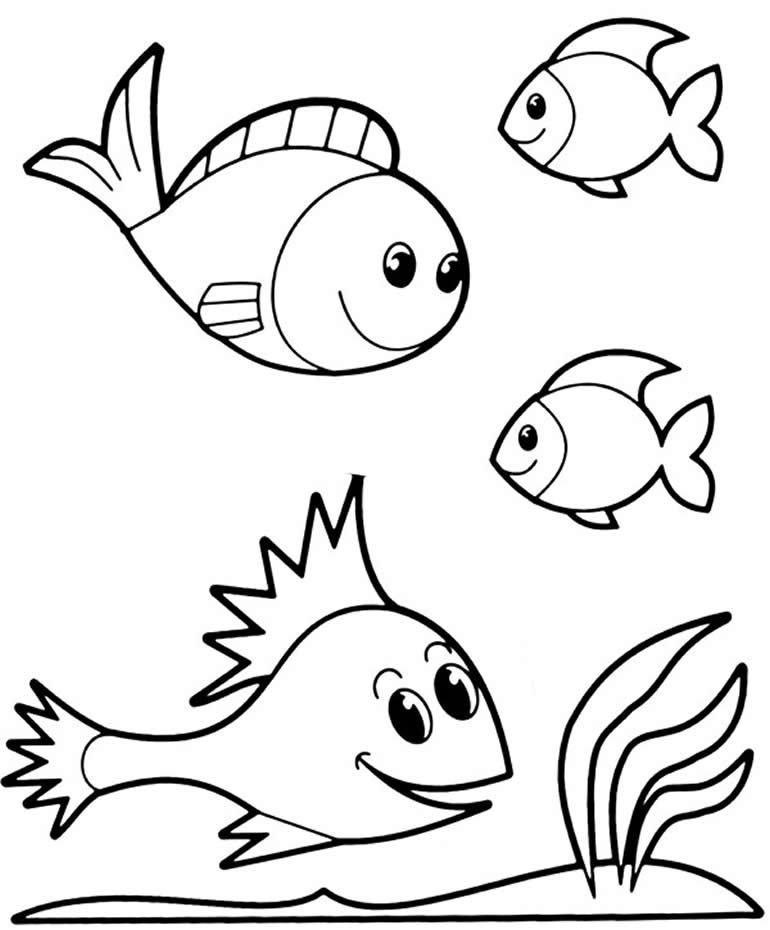 desenho de peixe para colorir 9