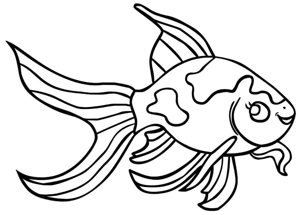 90 Desenhos de Peixes para Colorir e Imprimir