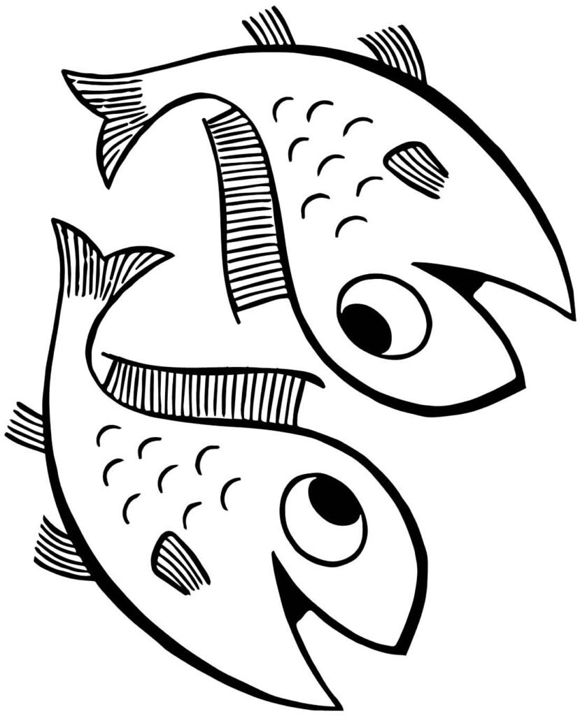 desenho de peixinho para colorir 8