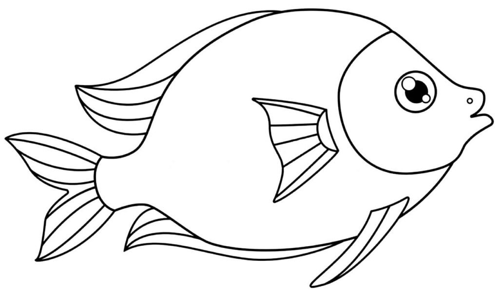 desenho de peixinho para colorir 9