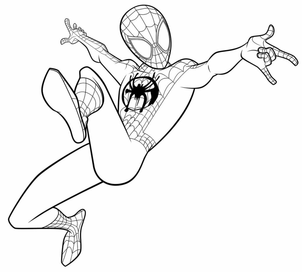 desenho do homem aranha 2