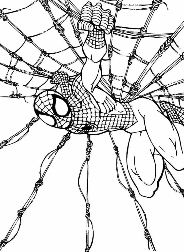 desenho do homem aranha 9