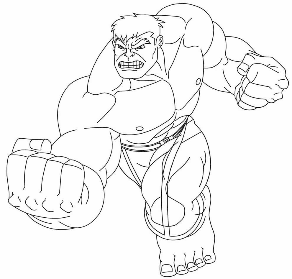 desenho do hulk 5