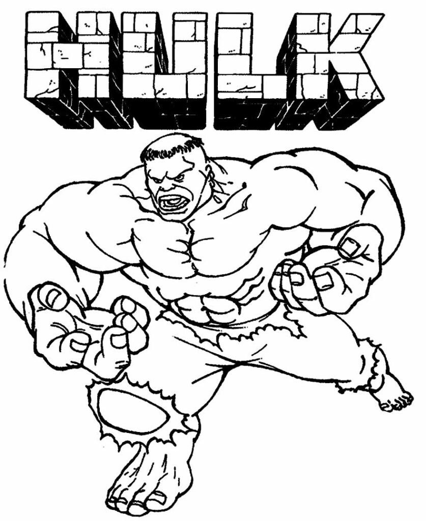 desenho do hulk 8