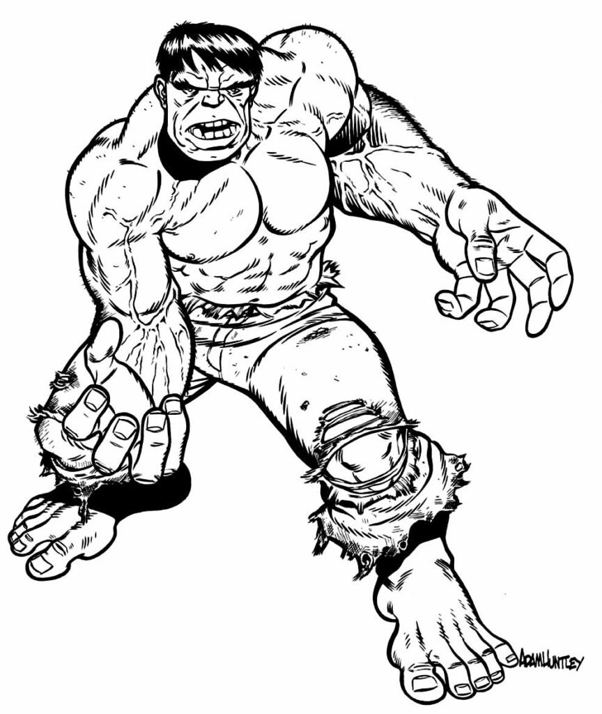 desenho do hulk 9