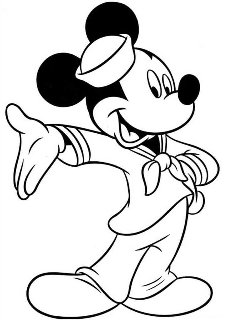 desenho do mickey para colorir 8