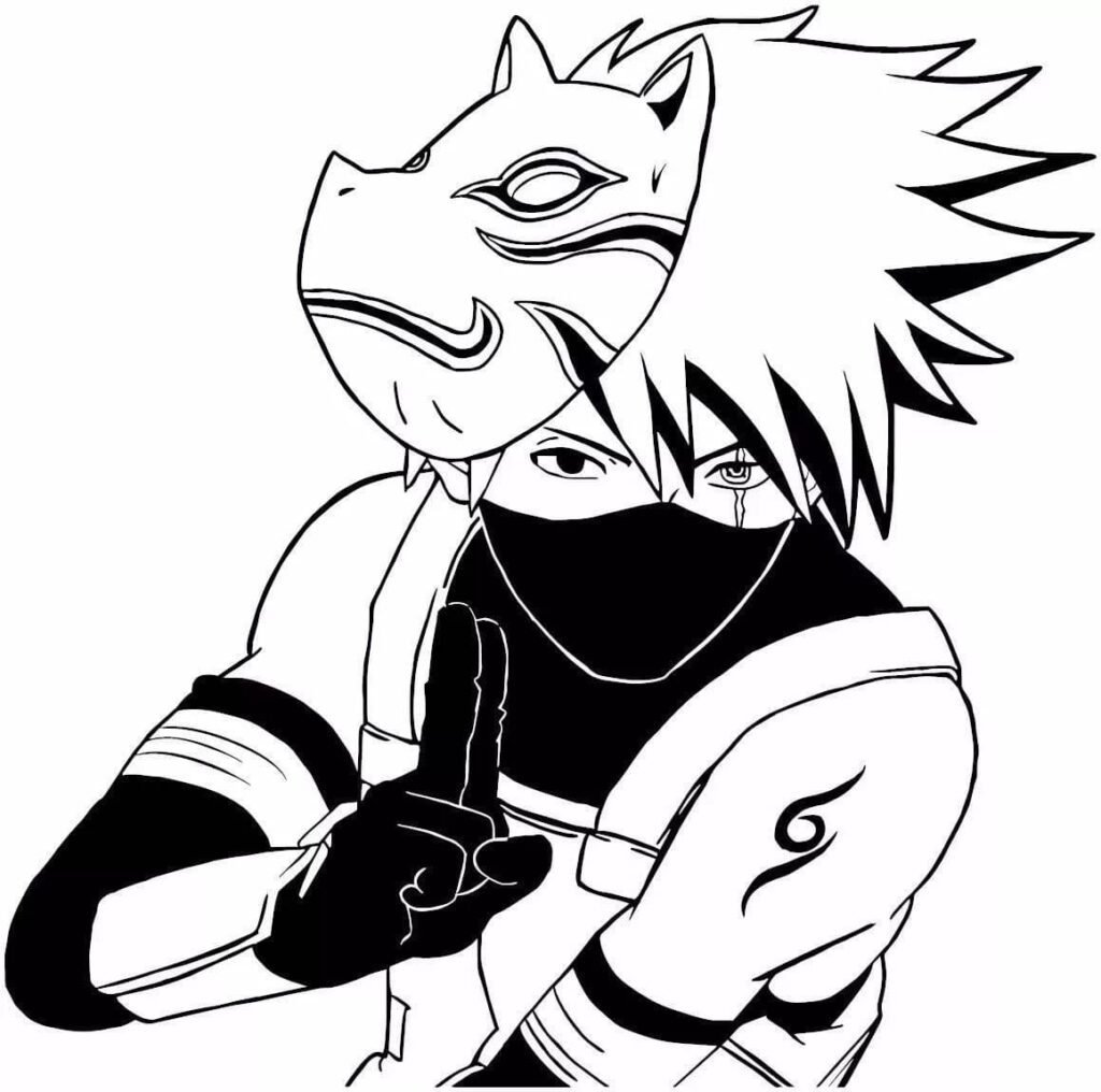 Pin de Sther ❥ em desenhos  Desenhos para colorir, Kakashi para desenhar,  Desenhos do sonic