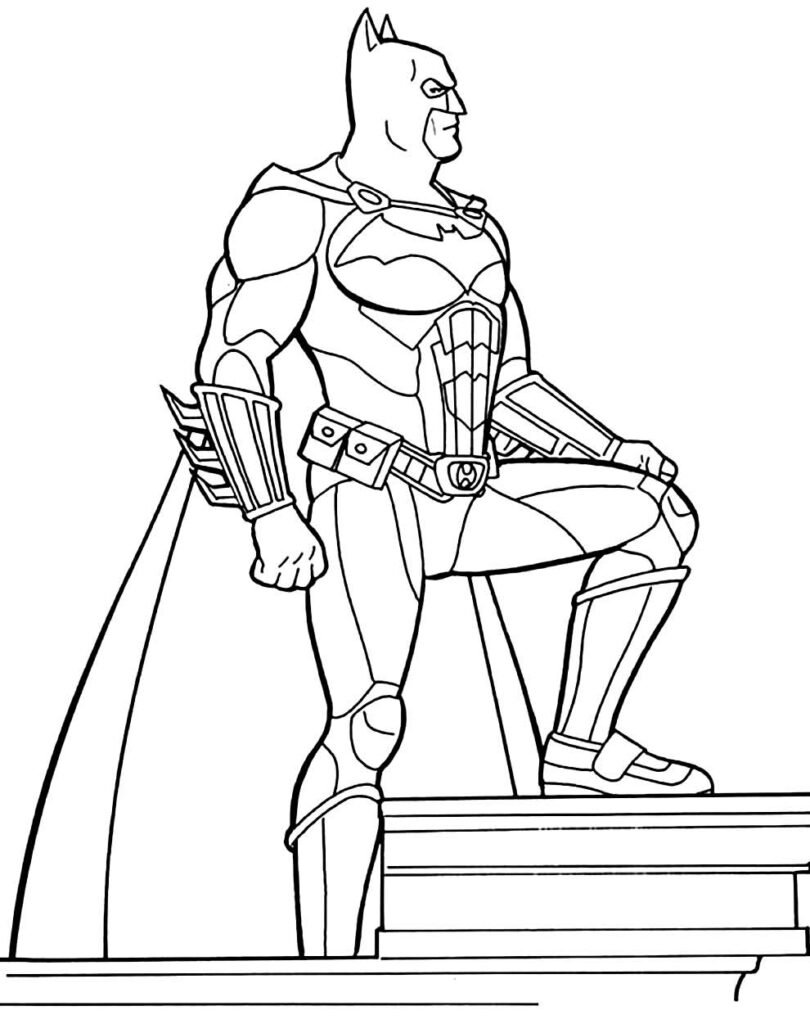 desenho para colorir do batman 20