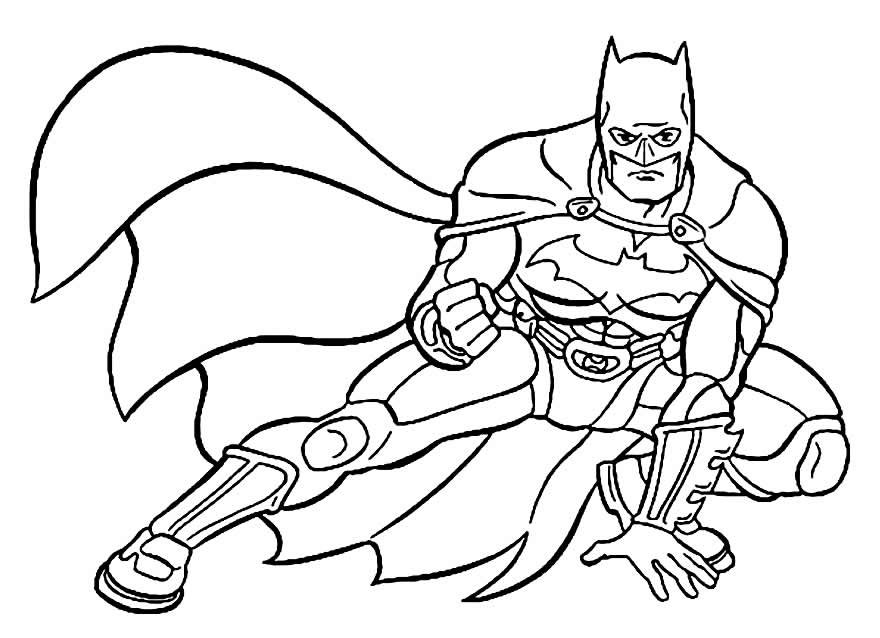desenho para colorir do batman 21