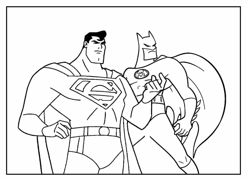 desenho para colorir do batman 34