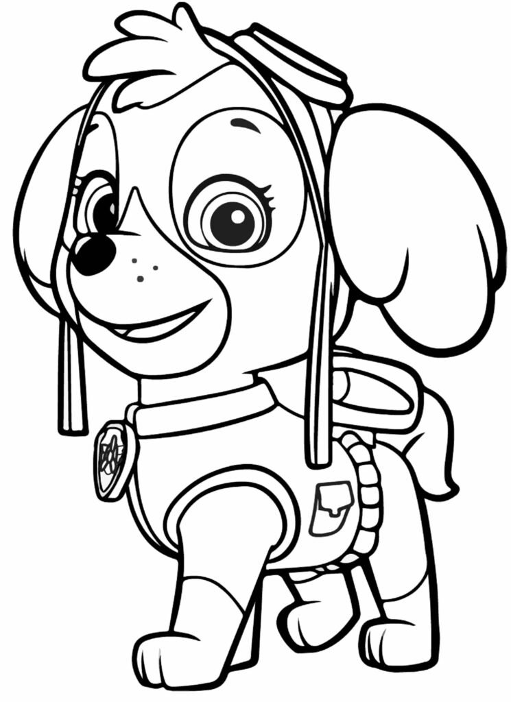 desenho para colorir patrulha canina 2