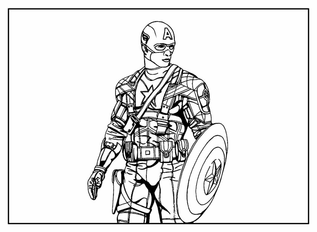 desenhos capitao america 1