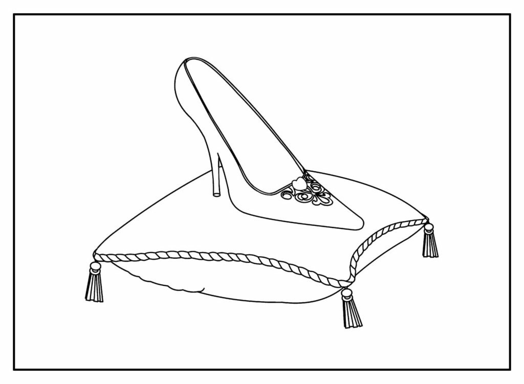 desenhos da cinderela para pintar e colorir modelos 12