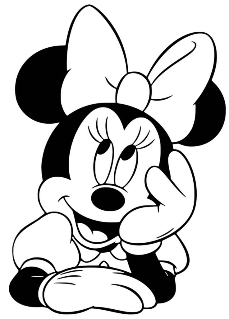 desenhos da minnie para colorir 1 1