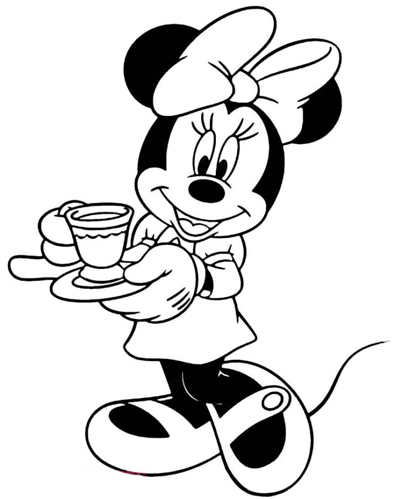 desenhos da minnie para colorir 10