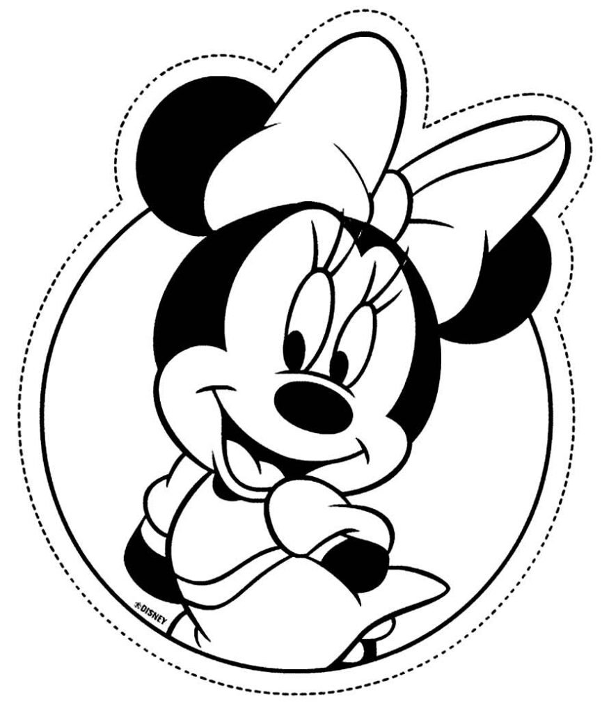 desenhos da minnie para colorir 4 1