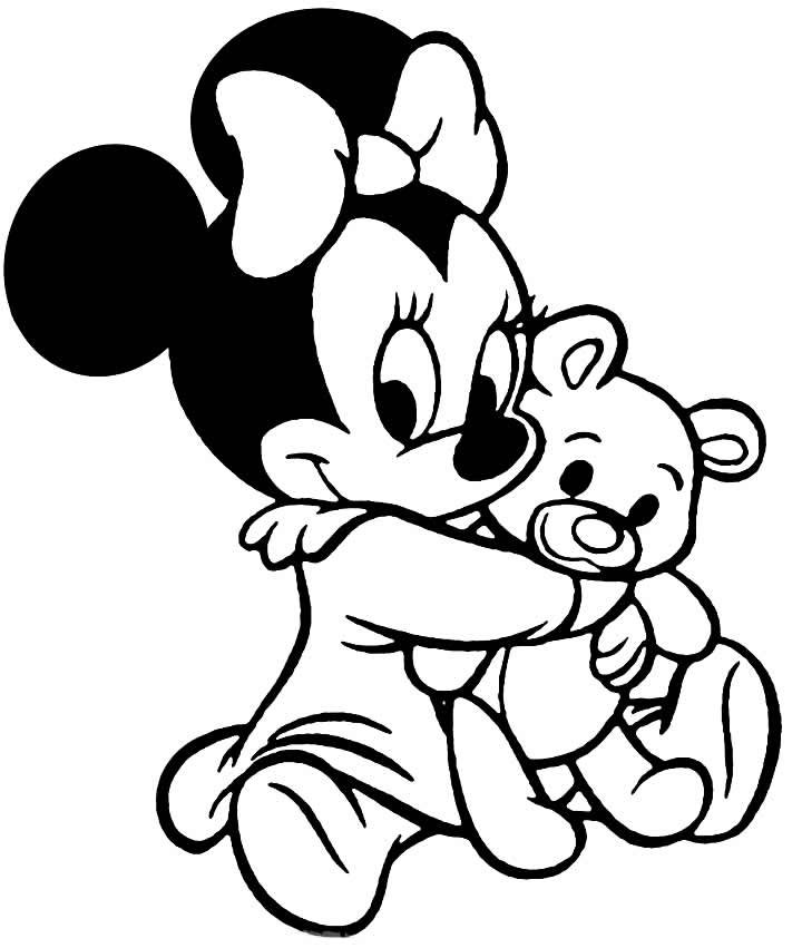 desenhos da minnie para colorir 6