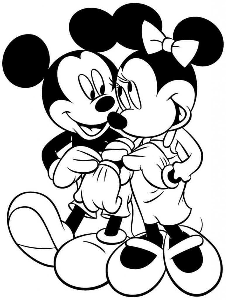 desenhos da minnie para colorir 8 773x1024 1