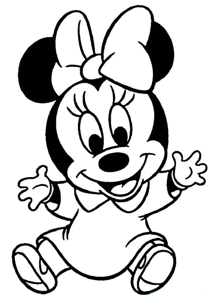 desenhos da minnie para colorir 9 1