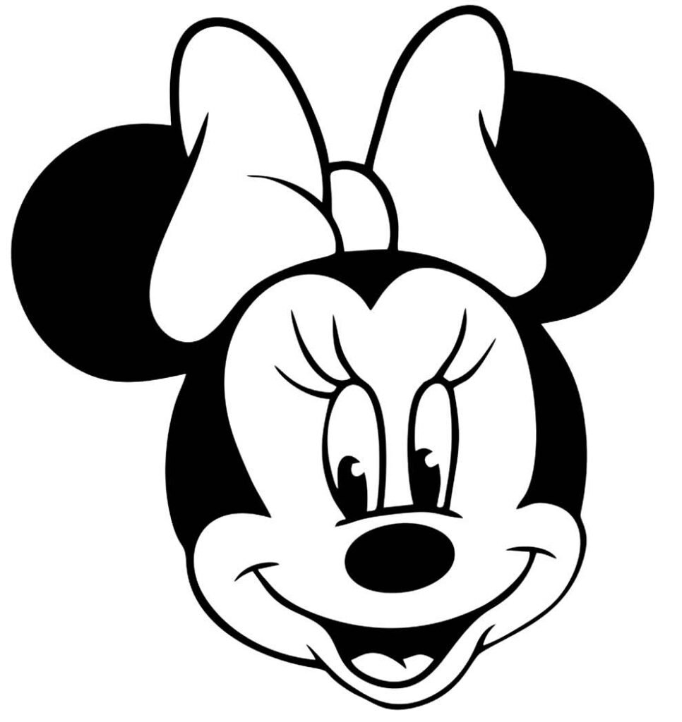 desenhos da minnie para colorir 9