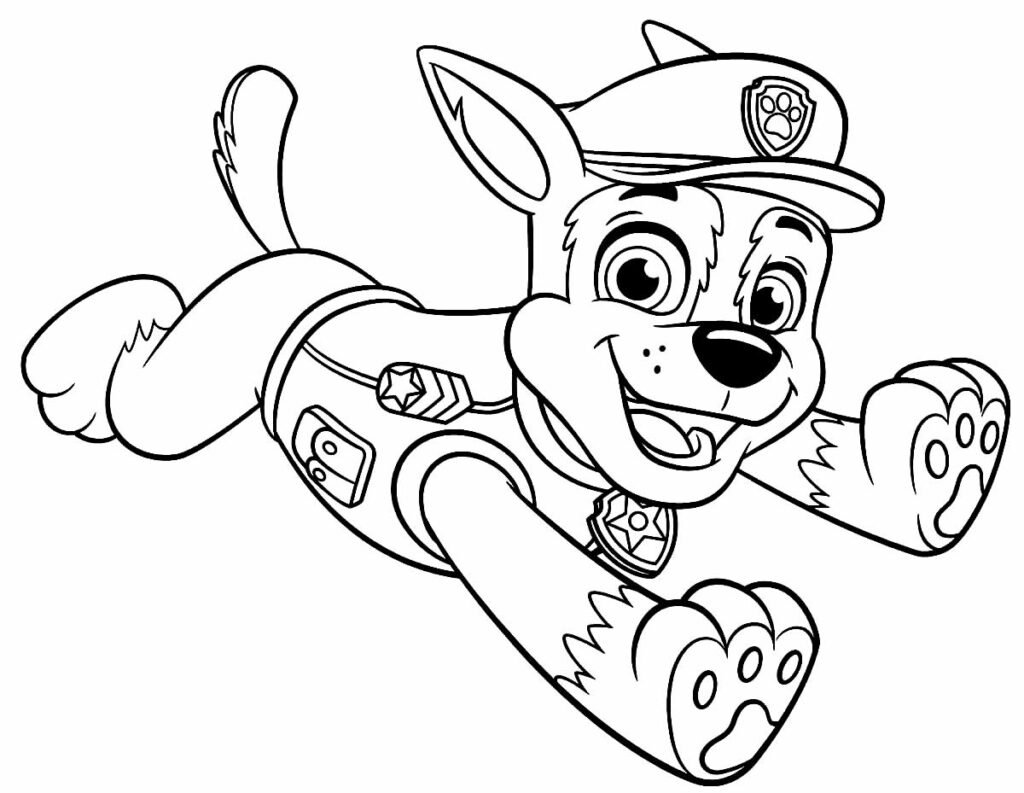 desenhos da patrulha canina para pintar e colorir 33