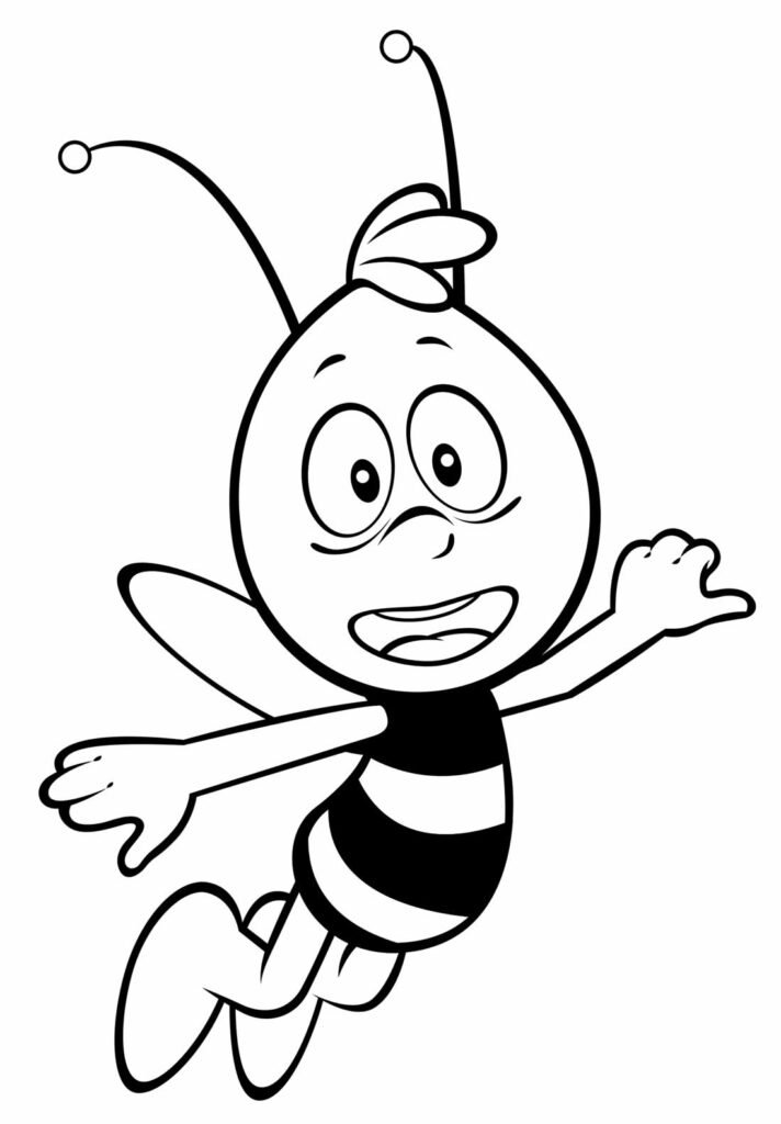 desenhos de abelhinha para colorir 16