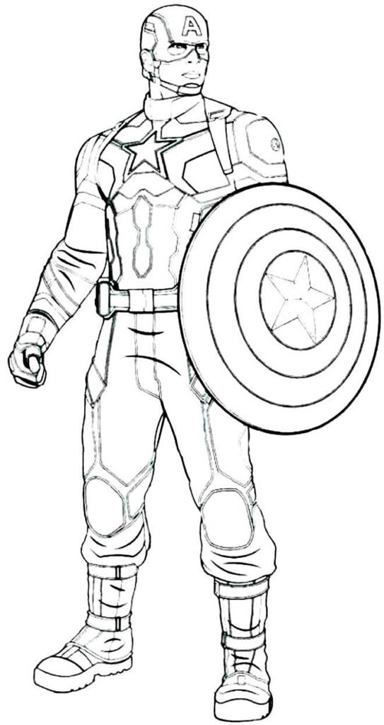 desenhos de capitao america 6