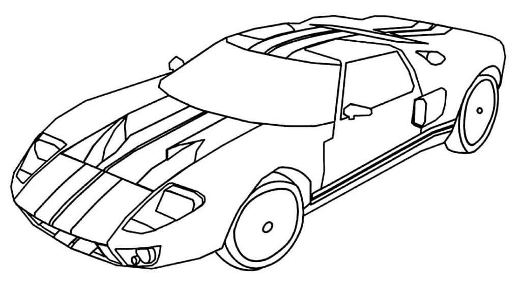 50+ Desenhos de Carros para imprimir e colorir - Dicas Práticas