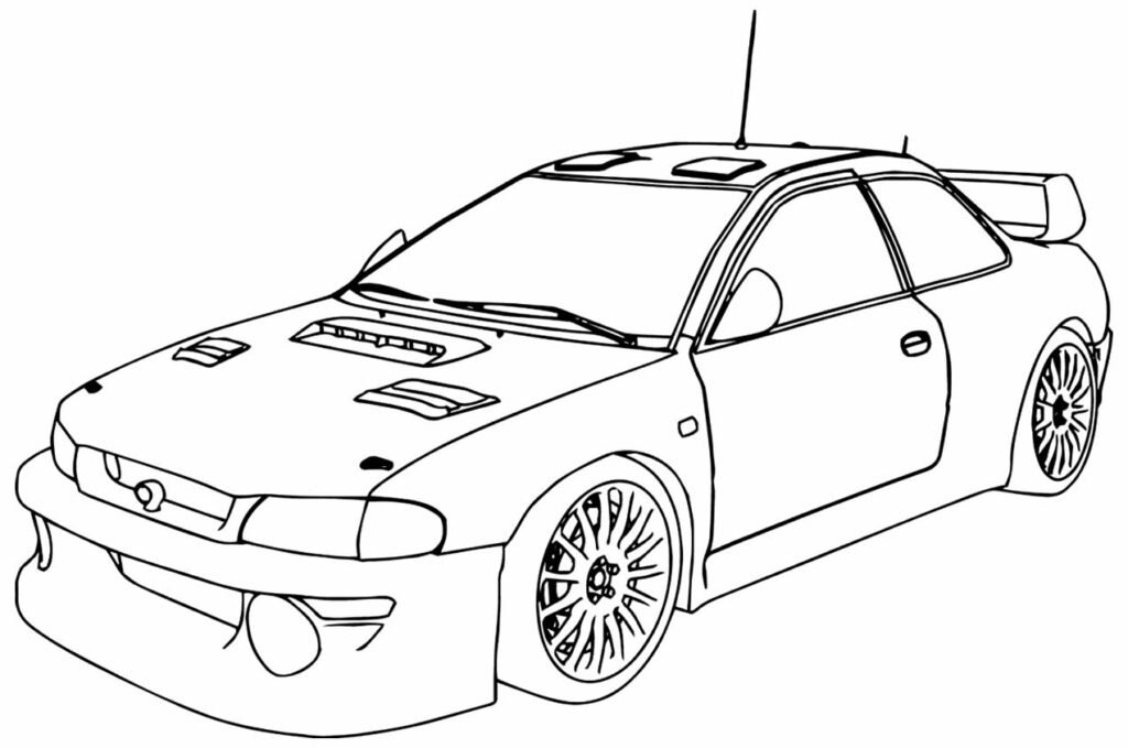 desenhos de carros para colorir 16