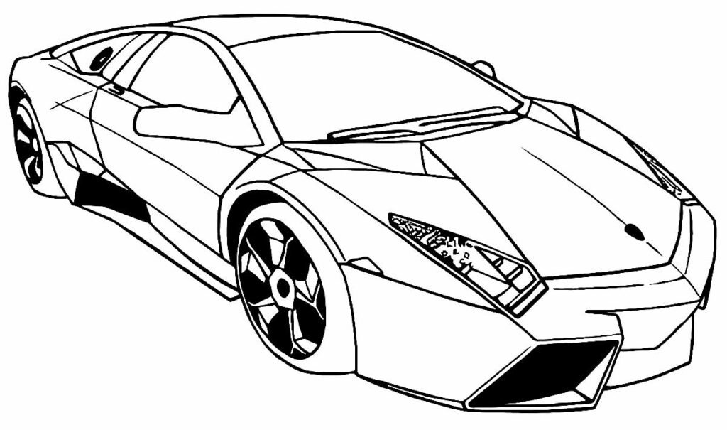desenhos de carros para colorir 3